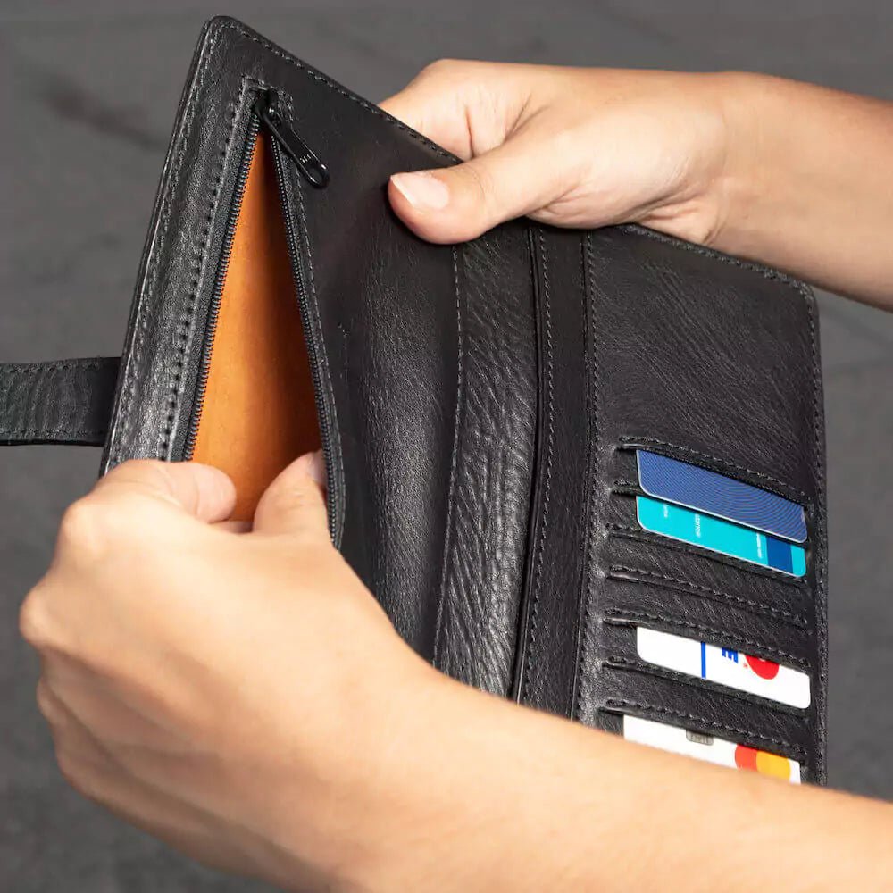 Eleanor Leather Wallet watch band - Strapped For Time