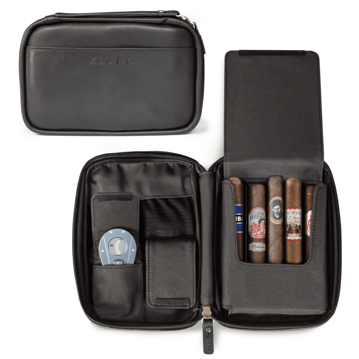 Flint Travel Leather Cigar Case watch band - Strapped For Time