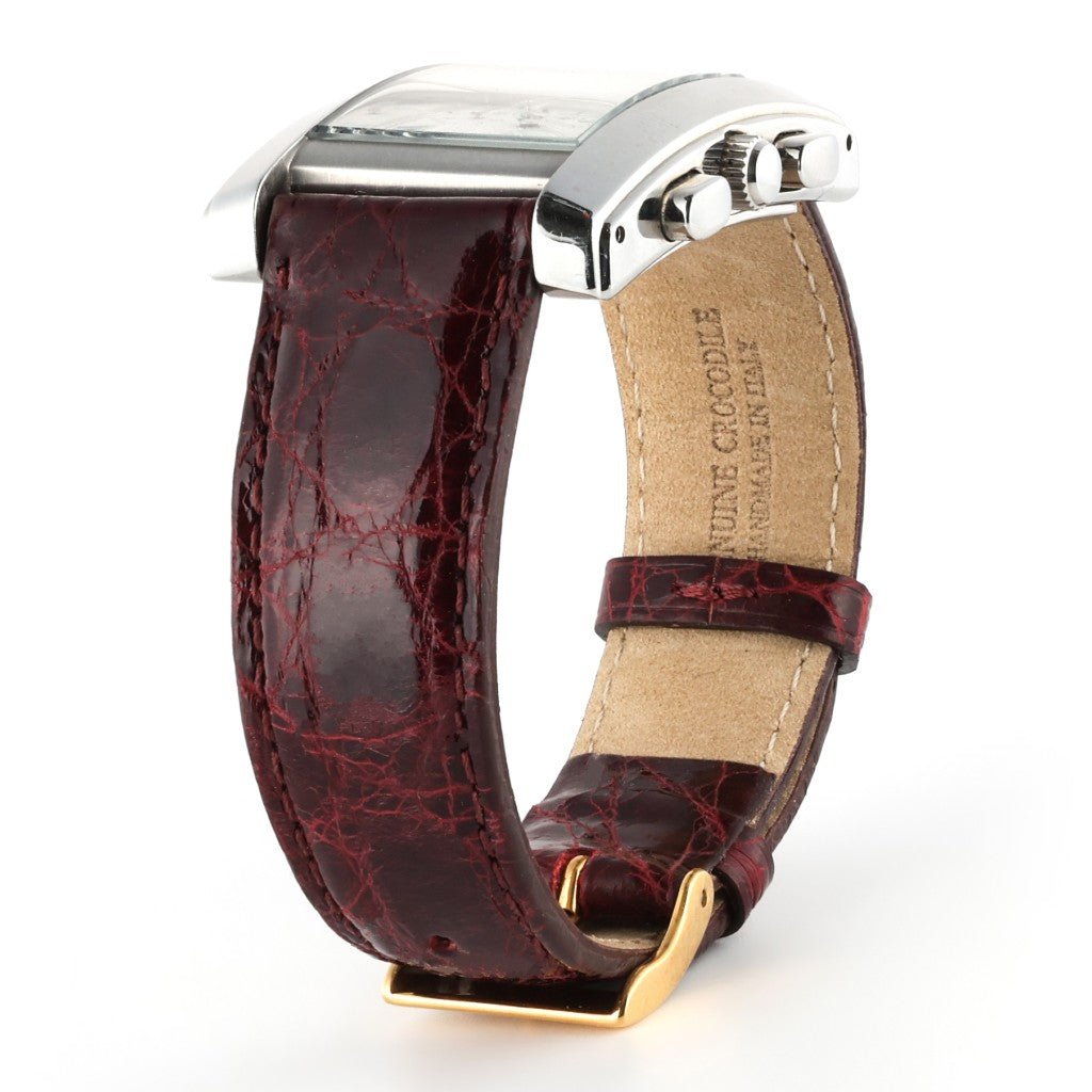 Genuine Crocodile | Polished watch band - Strapped For Time