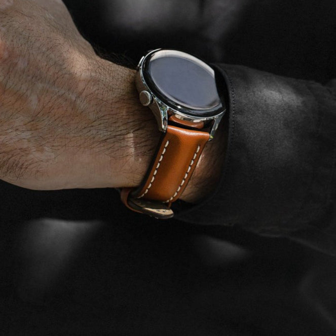 Heavy Calf | Calfskin Leather watch band - Strapped For Time