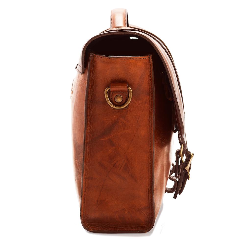 Heritage Leather Briefcase watch band - Strapped For Time