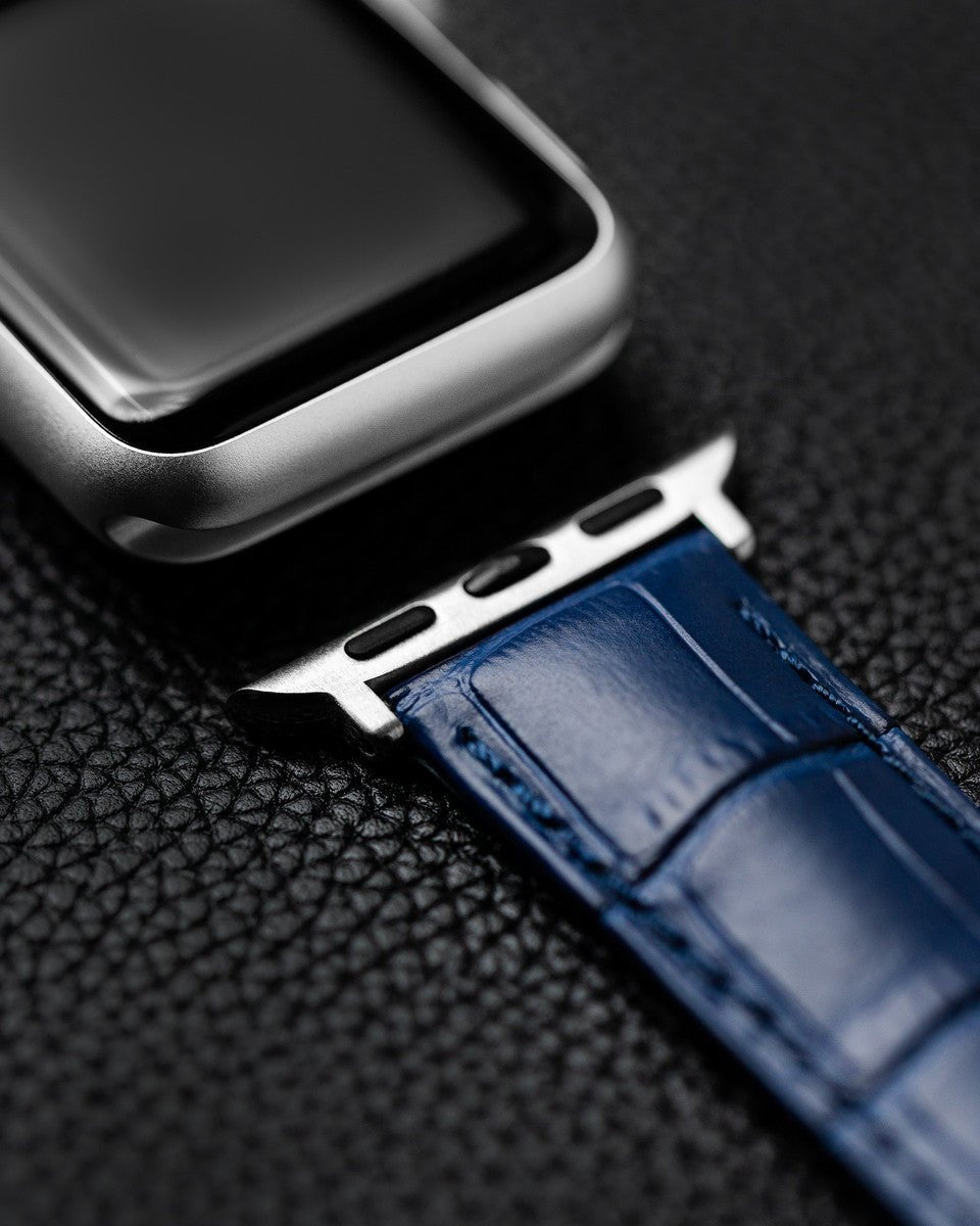 Duke | Embossed Alligator watch band - Strapped For Time