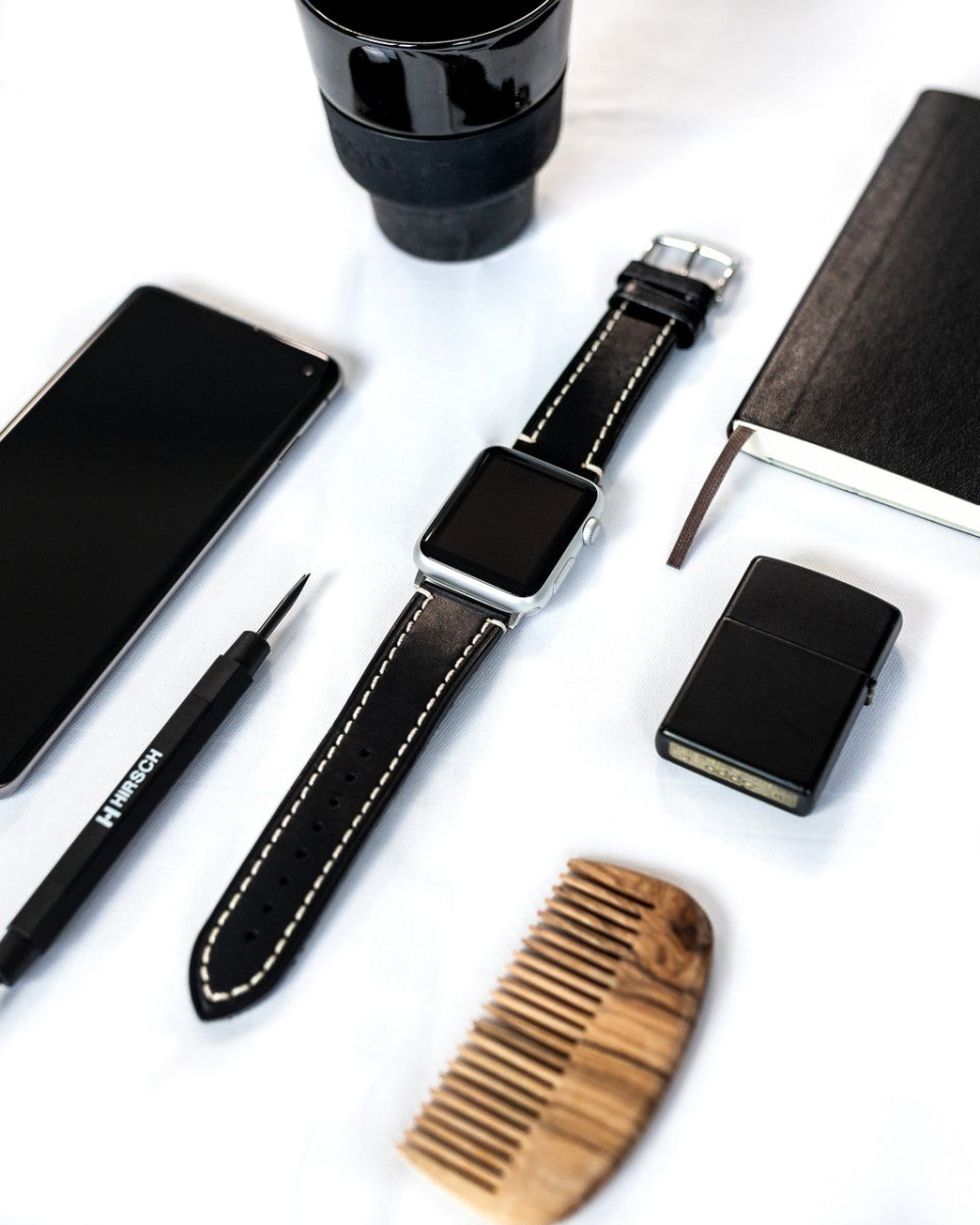 Liberty | Saddle Leather watch band - Strapped For Time