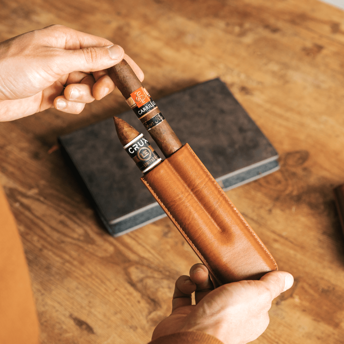 Klaro 2 Cigar Travel Case watch band - Strapped For Time