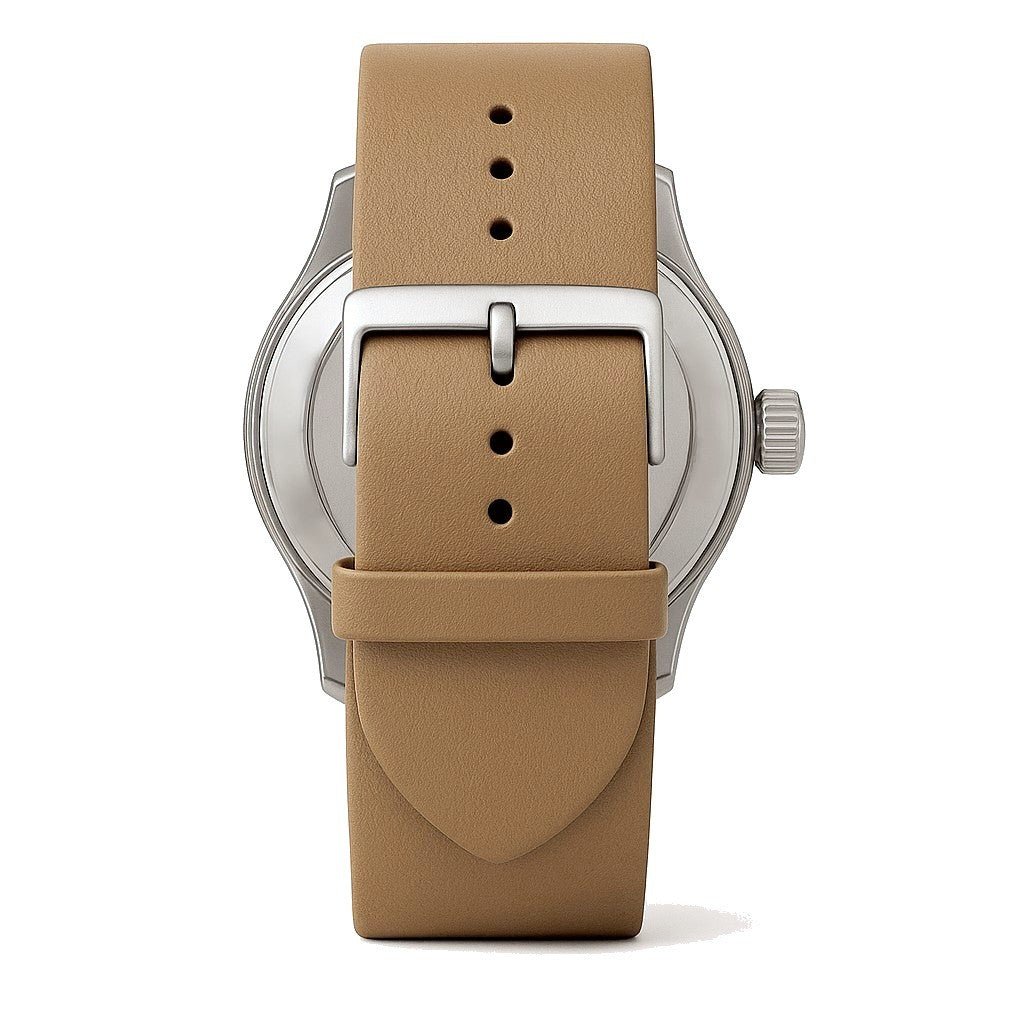 Lambskin | Flat Leather watch band - Strapped For Time