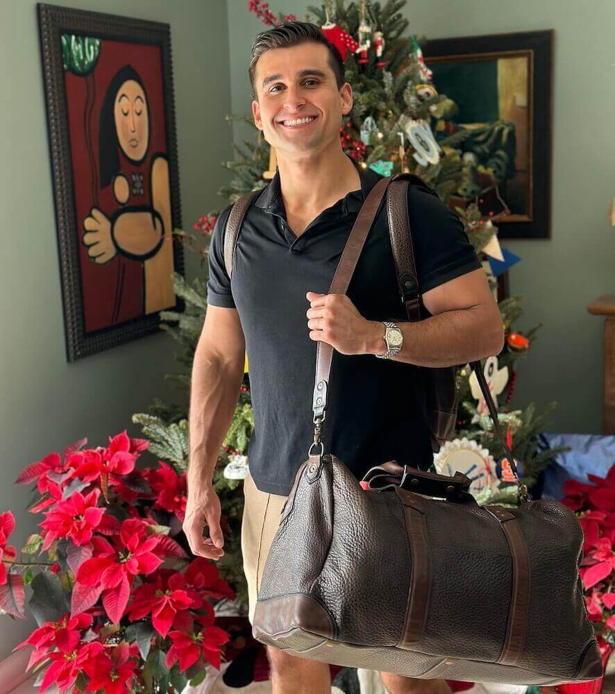Theodore Leather Duffle Bag watch band - Strapped For Time