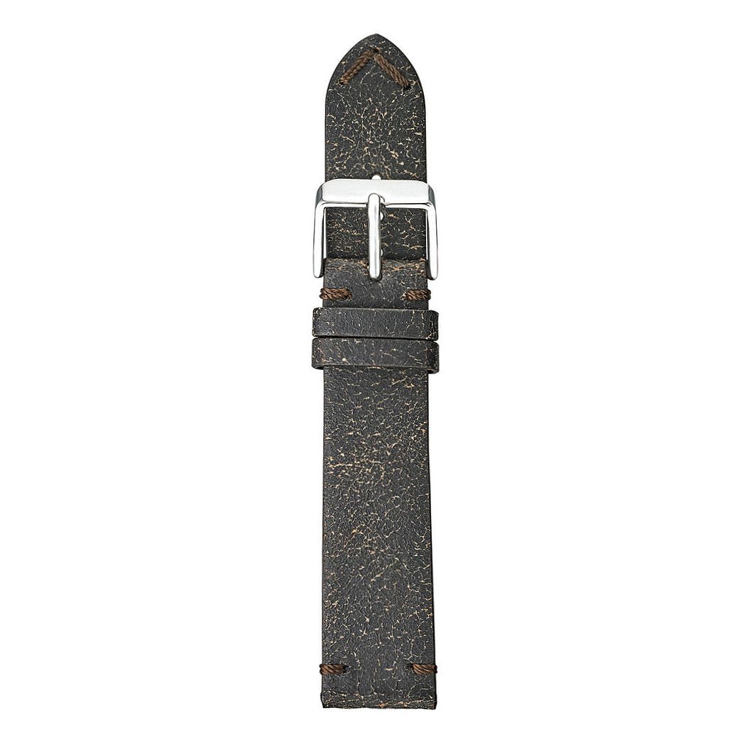 Vintage Leather | Fleurus France watch band - Strapped For Time