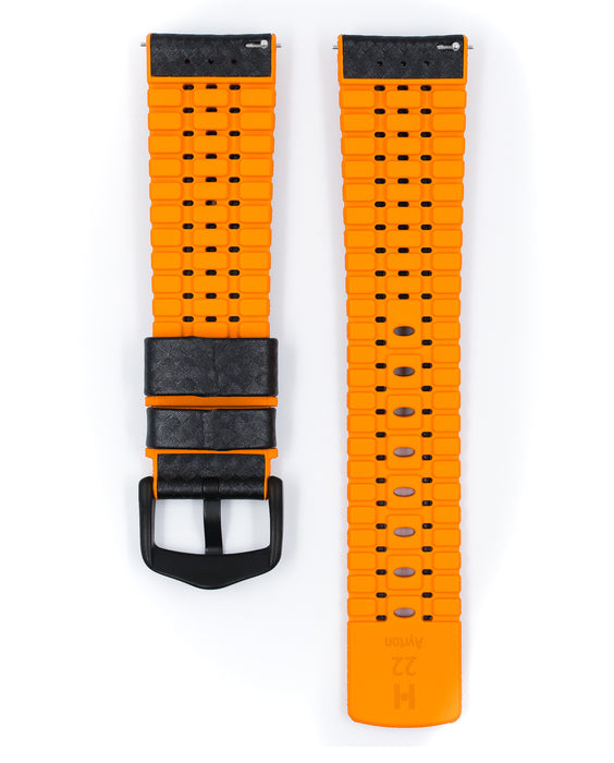 Hirsch Ayrton Watch Band | Orange