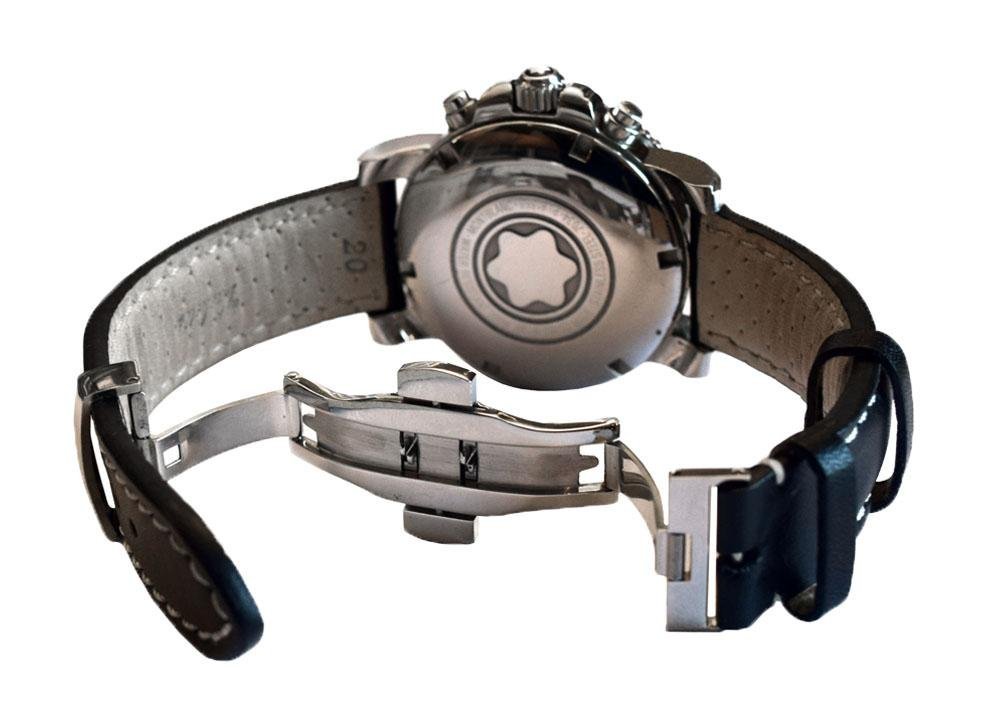 Goldtone Push Button Clasp watch band - Strapped For Time - Fine Quality Watch Bands