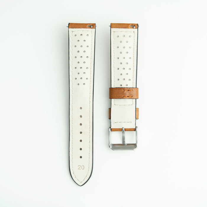 RALLY | Perforated Leather | Tan Sport