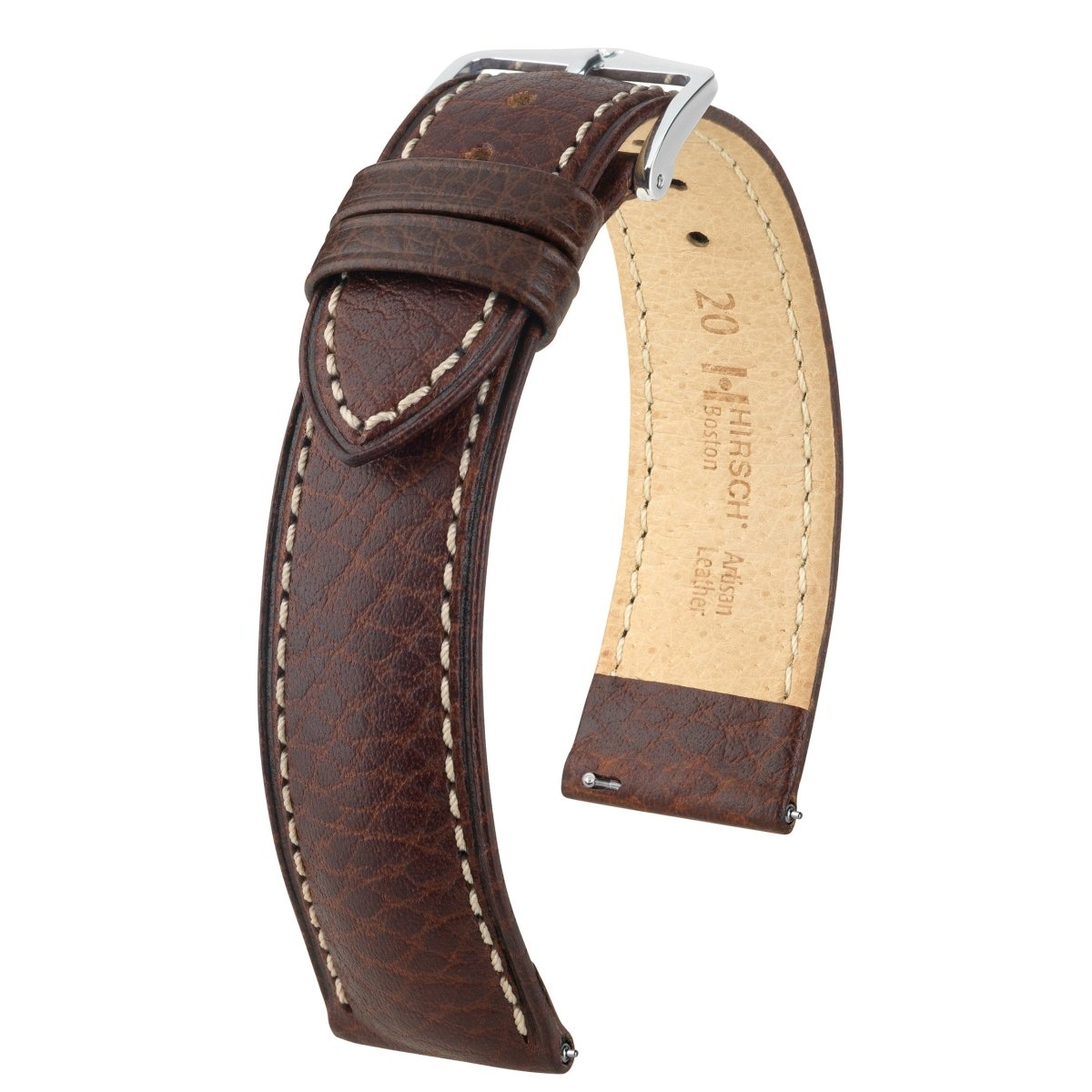 Boston | Buffalo Grain watch band - Strapped For Time