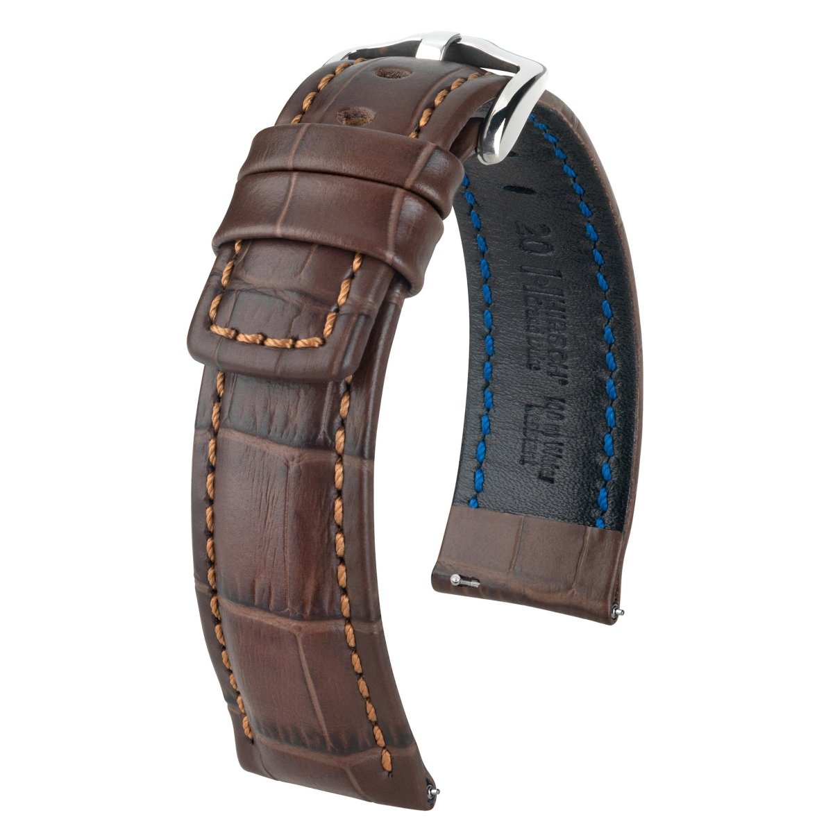 Grand Duke | Embossed Alligator watch band - Strapped For Time