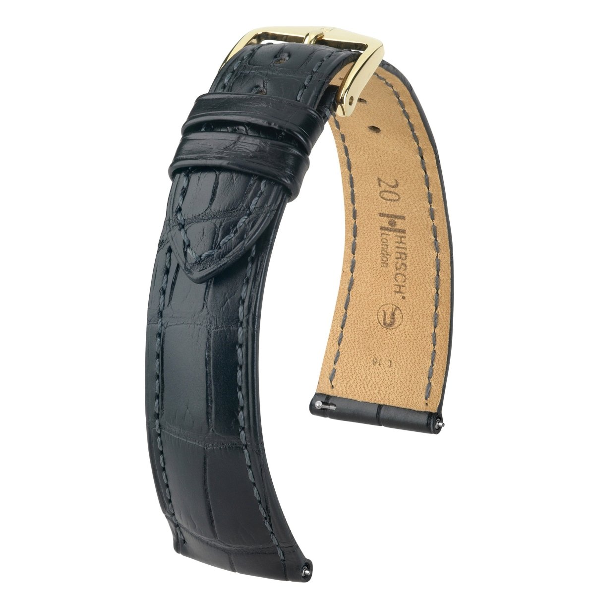 London | Center Cut Alligator watch band - Strapped For Time