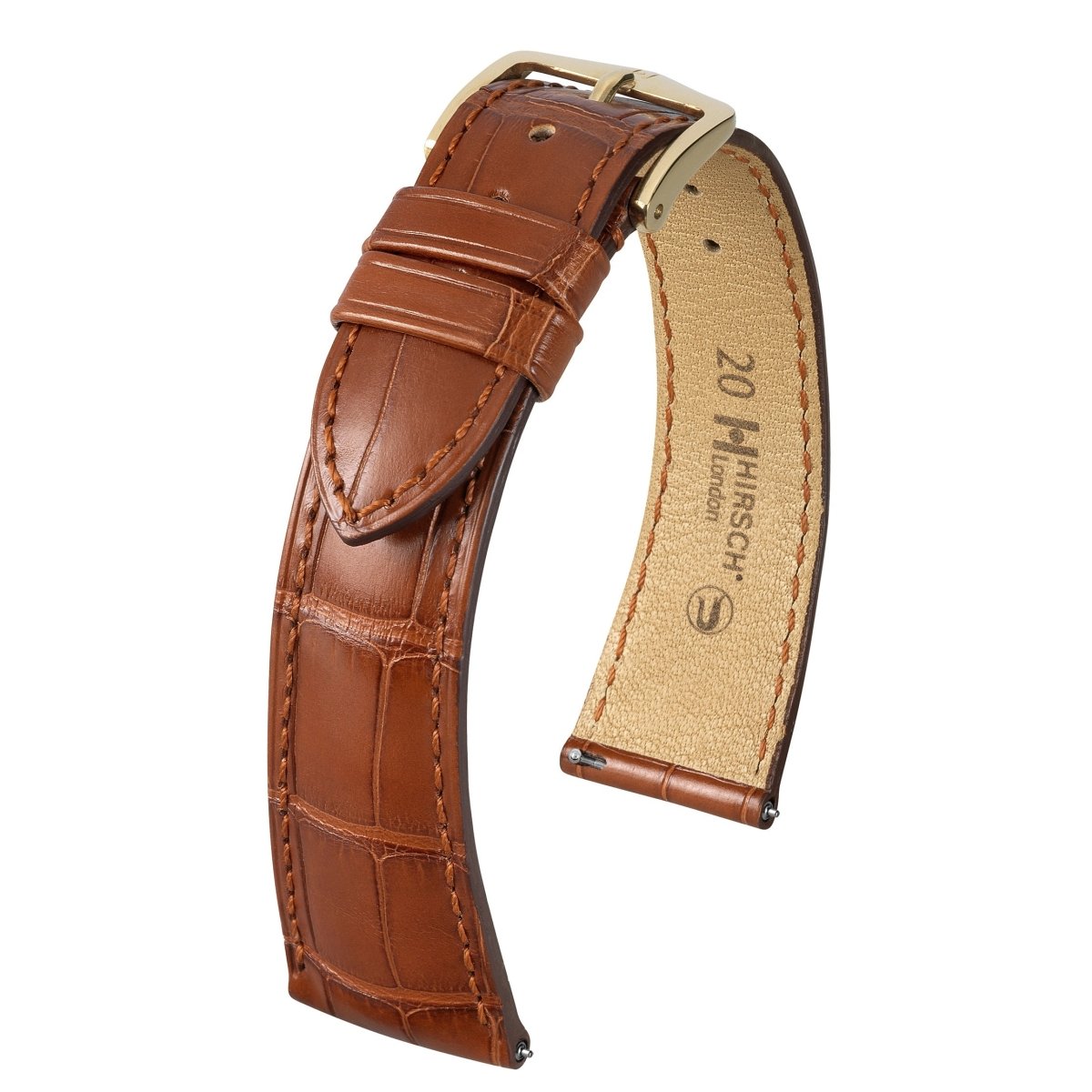 London | Center Cut Alligator watch band - Strapped For Time