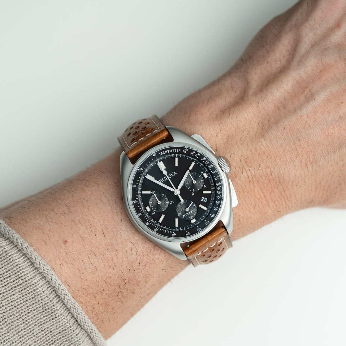 Rally | Perforated Leather watch band - Strapped For Time