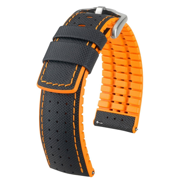Hirsch ROBBY Performance Sailcloth Waterproof Watch Band