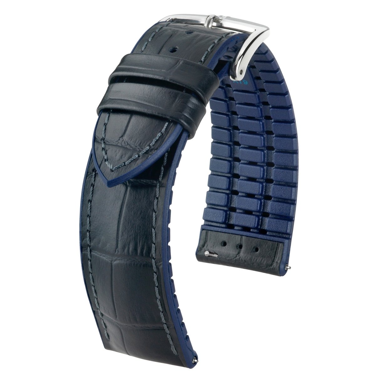 Andy | Performance Embossed Leather watch band - Strapped For Time