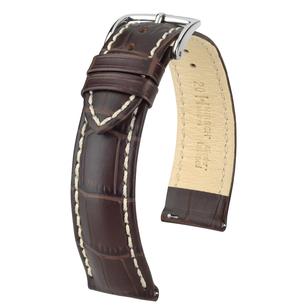 Modena | Embossed Alligator watch band - Strapped For Time