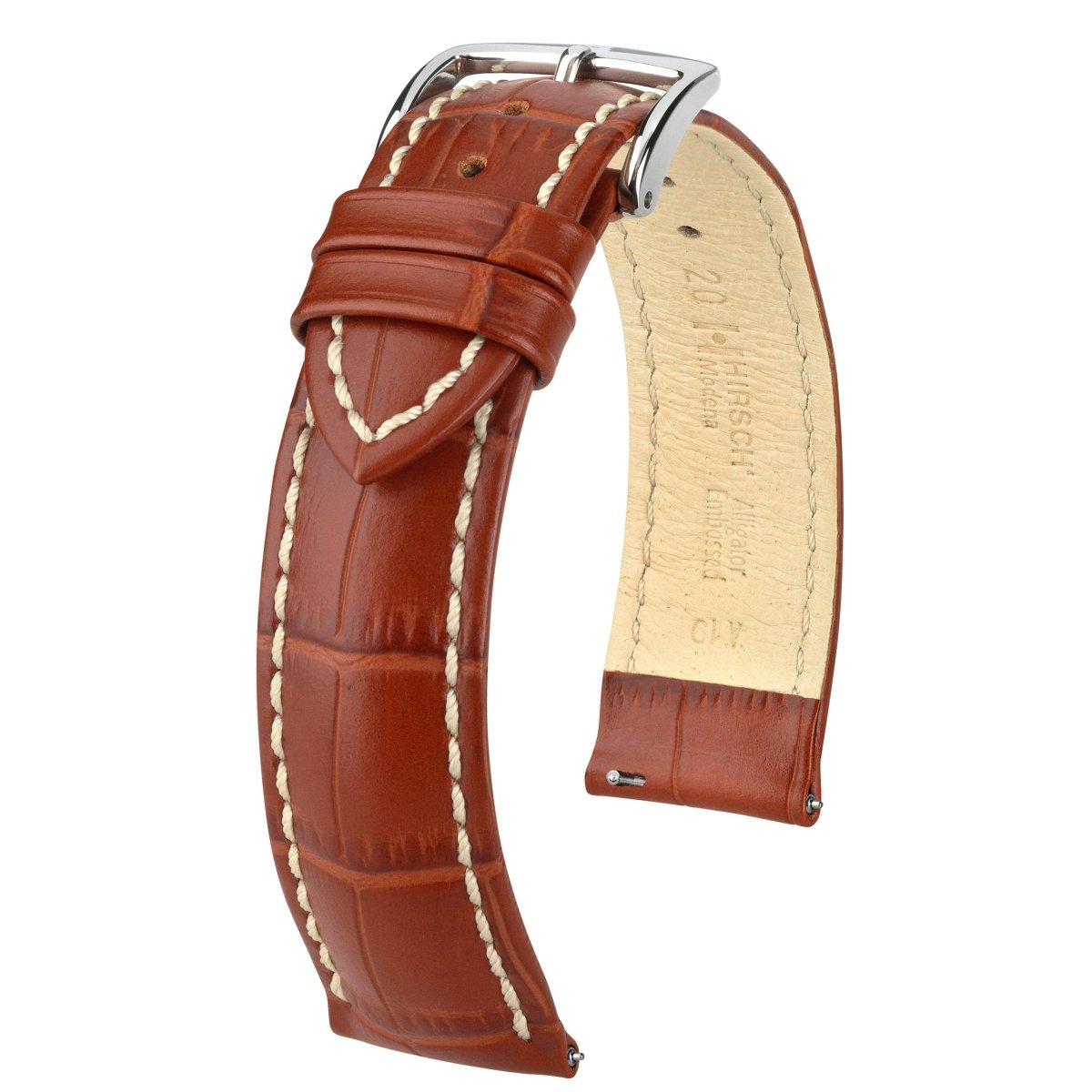 Modena | Embossed Alligator watch band - Strapped For Time