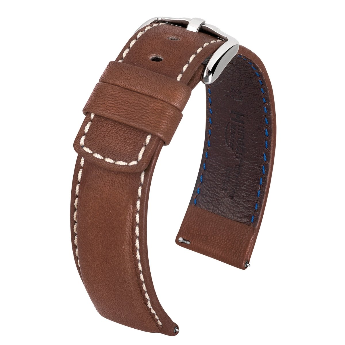 Mariner | Saddle Leather watch band - Strapped For Time