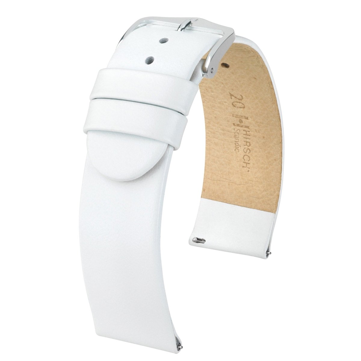 Scandic | Flat Calfskin Leather watch band - Strapped For Time