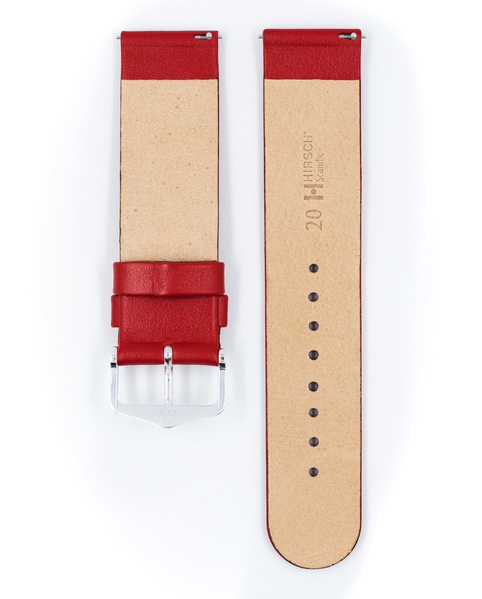 Scandic | Flat Calfskin Leather watch band - Strapped For Time