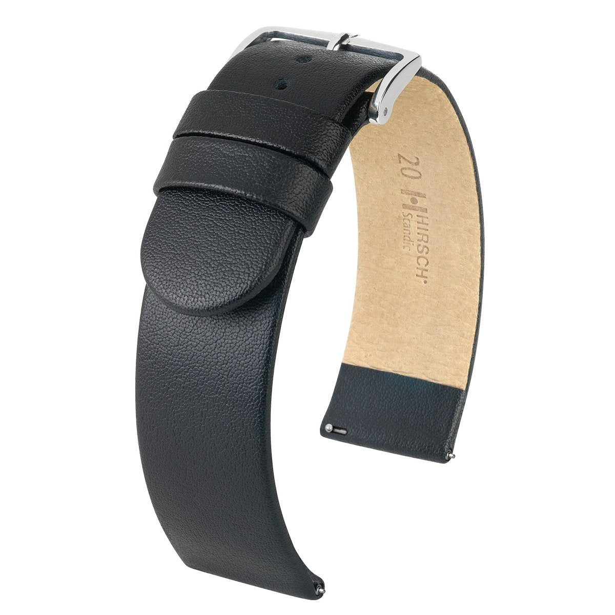 Scandic | Flat Calfskin Leather watch band - Strapped For Time