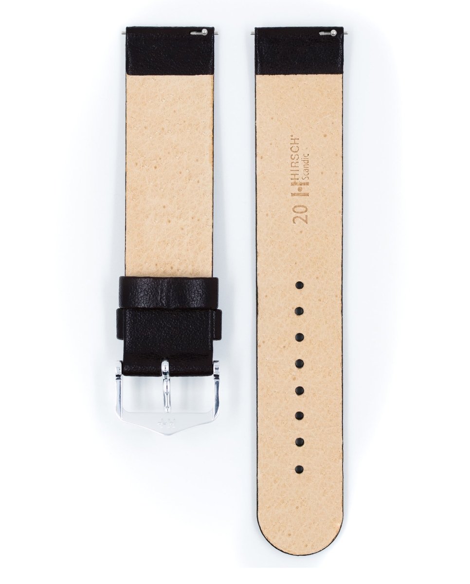 Scandic | Flat Calfskin Leather watch band - Strapped For Time