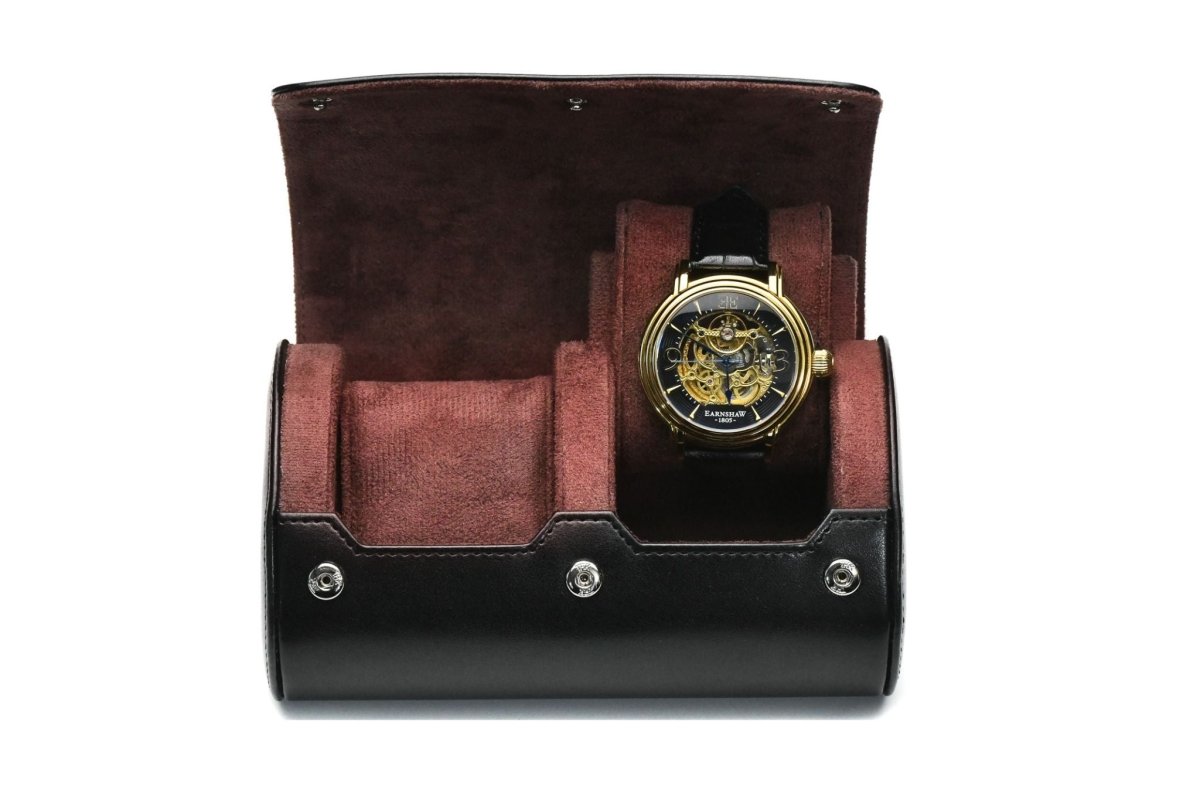 2 Watch Case - Jade Black watch band - Strapped For Time