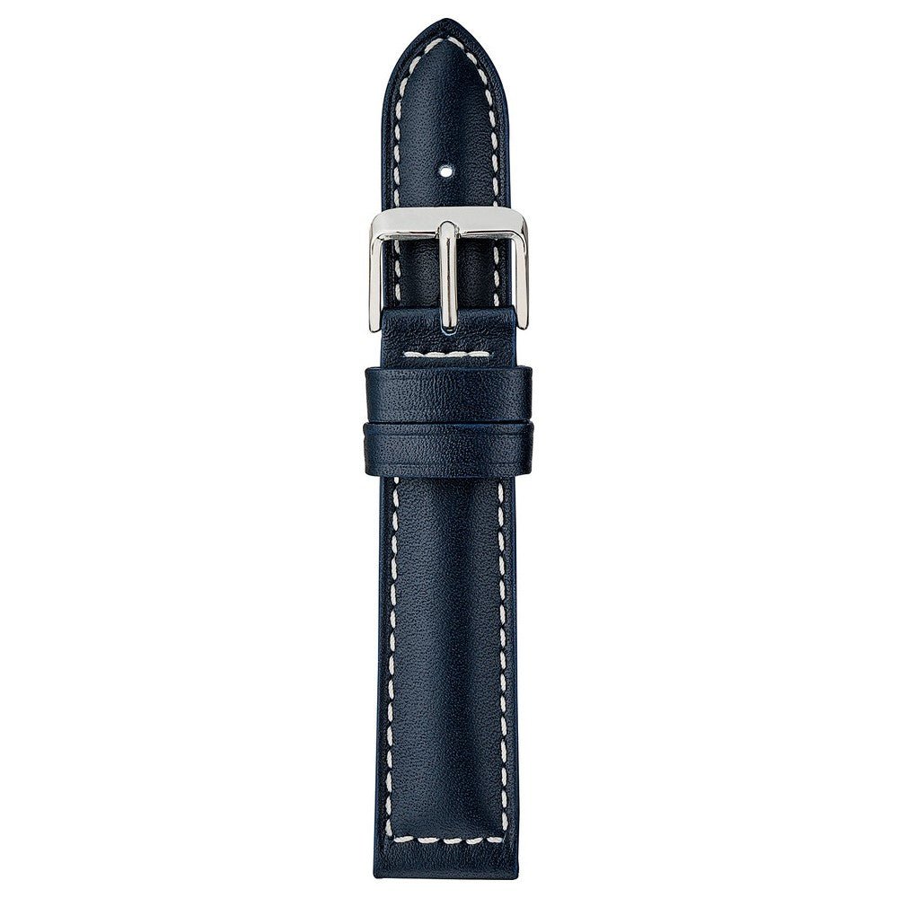 Padded Calfskin | Box Stitch watch band - Strapped For Time
