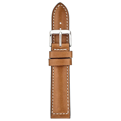 Padded Calfskin | Box Stitch watch band - Strapped For Time