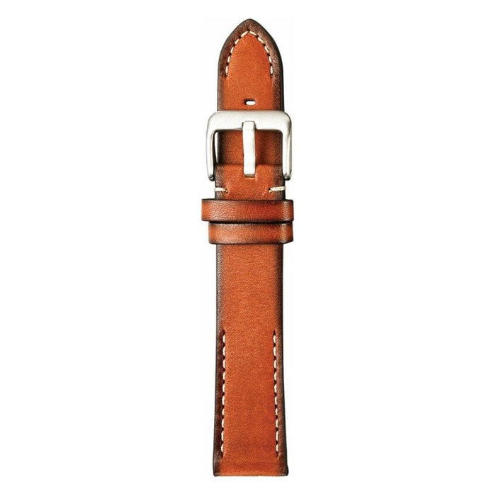 Hand Painted Vintage Leather Watch Band | Cognac