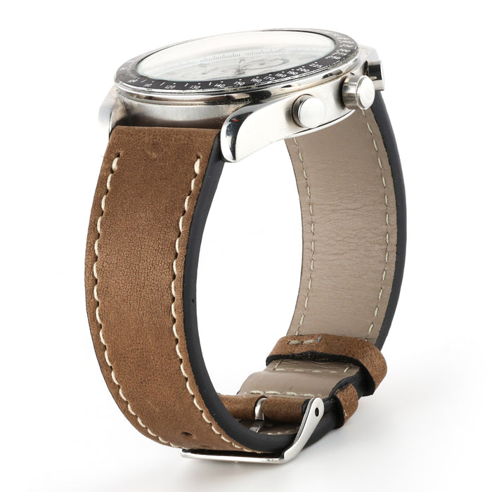 Premium Classic Leather Watch Band | Clay