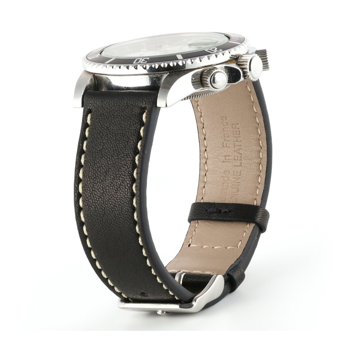Classic | Rustic Leather watch band - Strapped For Time