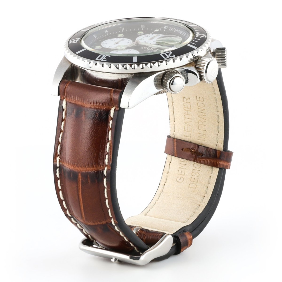 Classic | Embossed Alligator watch band - Strapped For Time