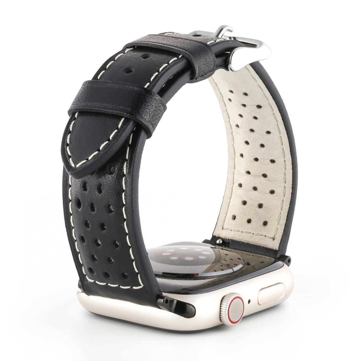 Rally | Perforated Leather watch band - Strapped For Time