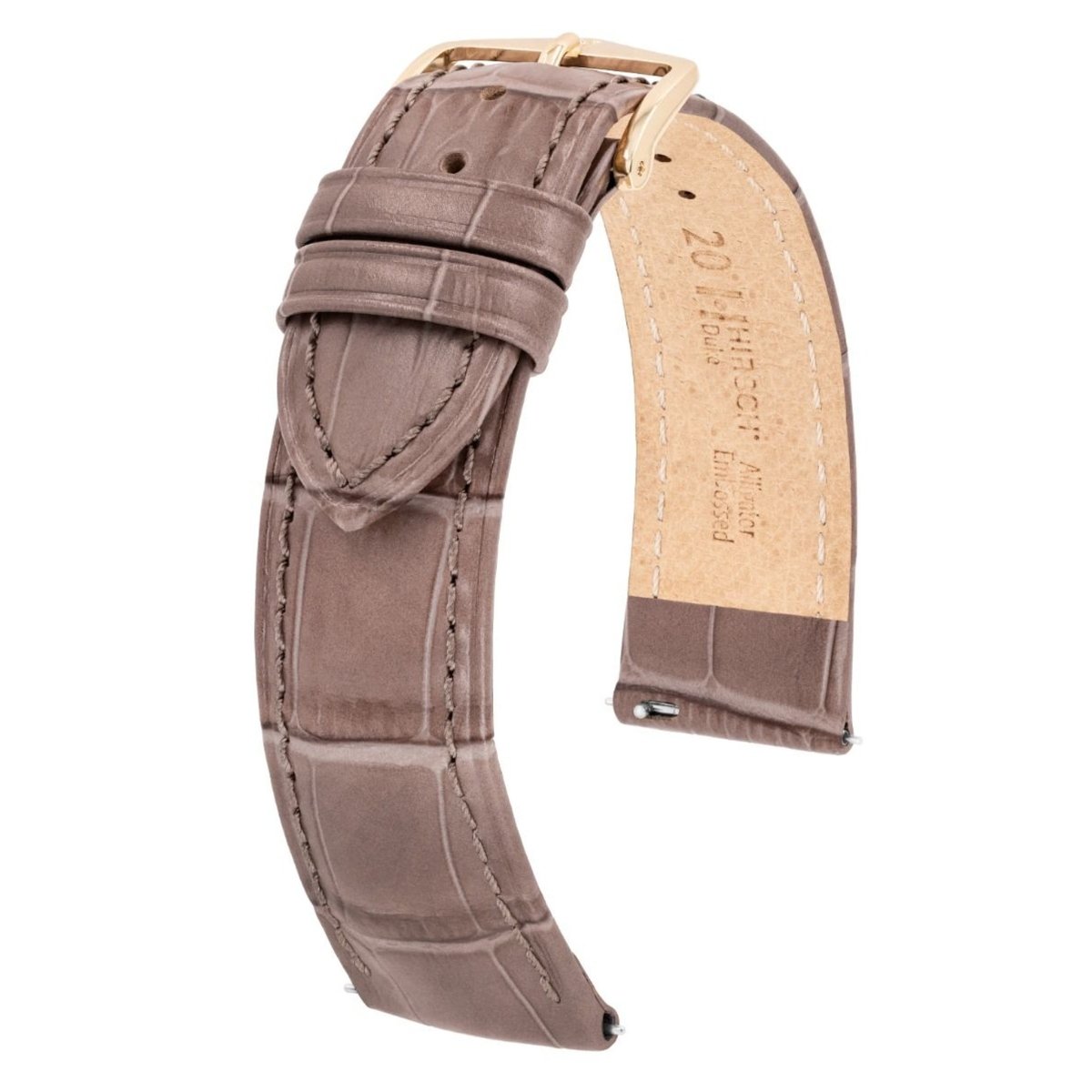 Duke | Embossed Alligator watch band - Strapped For Time