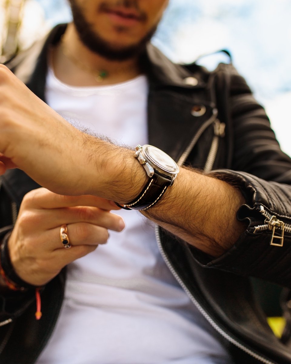 Modena | Embossed Alligator watch band - Strapped For Time