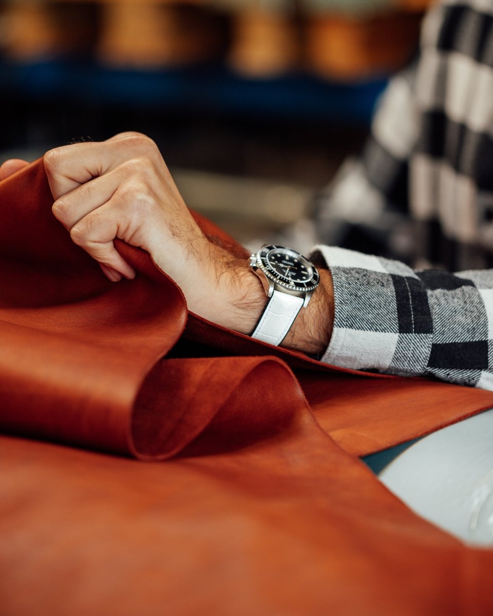 Paul | Performance Embossed Alligator watch band - Strapped For Time