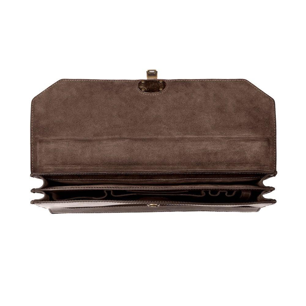 Benjamin Leather Briefcase watch band - Strapped For Time