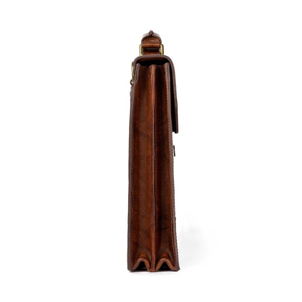 Benjamin Leather Briefcase watch band - Strapped For Time