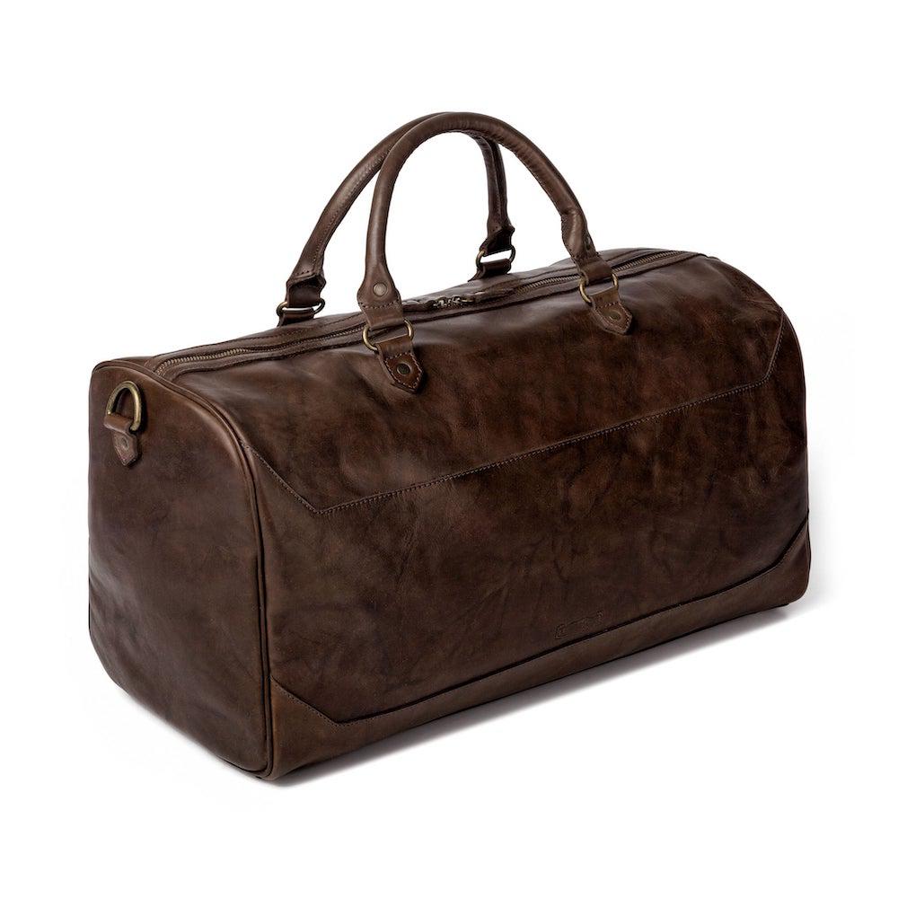 Benjamin Leather Duffle Bag watch band - Strapped For Time