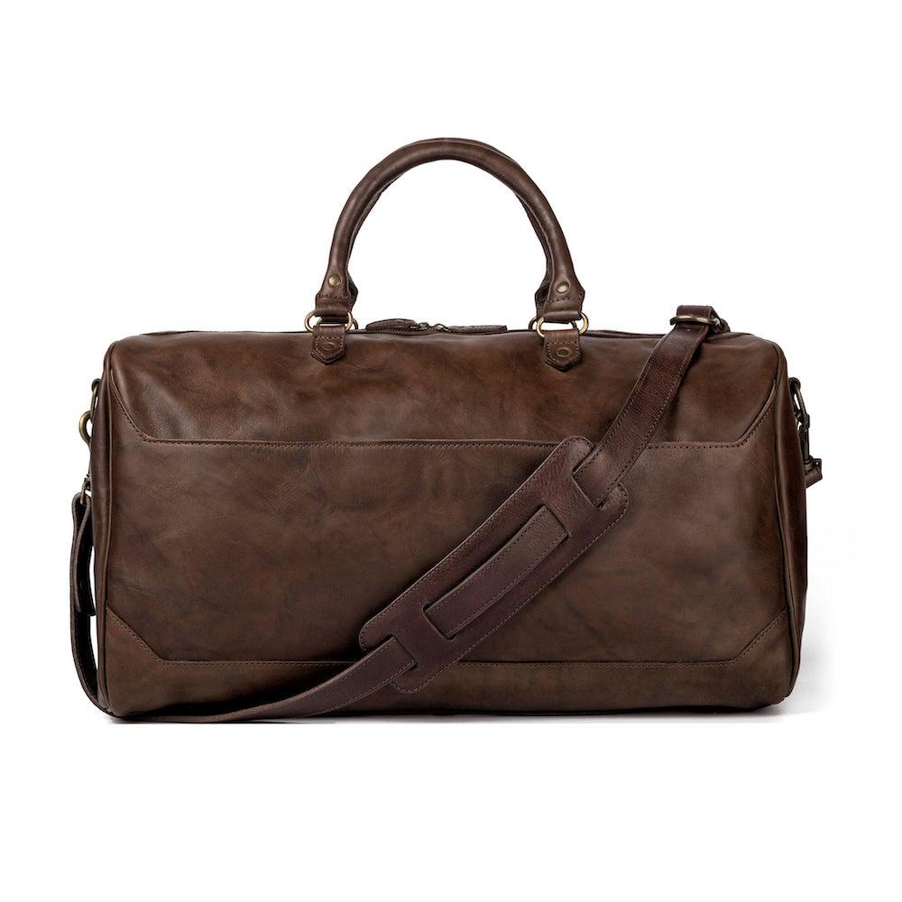 Benjamin Leather Duffle Bag watch band - Strapped For Time