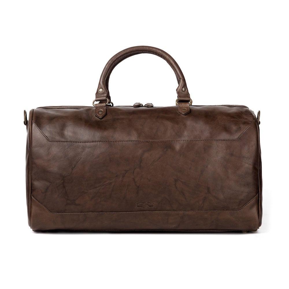 Benjamin Leather Duffle Bag watch band - Strapped For Time
