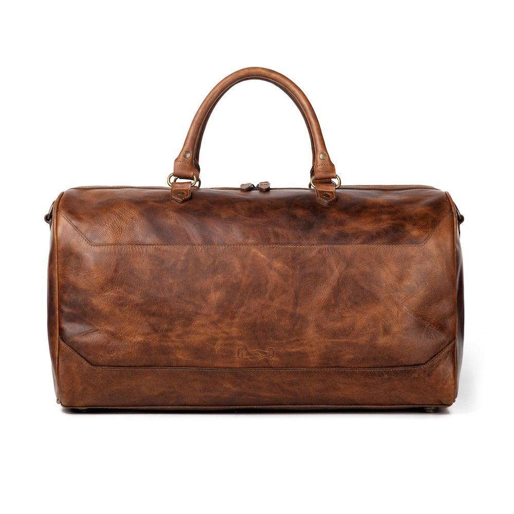 Benjamin Leather Duffle Bag watch band - Strapped For Time