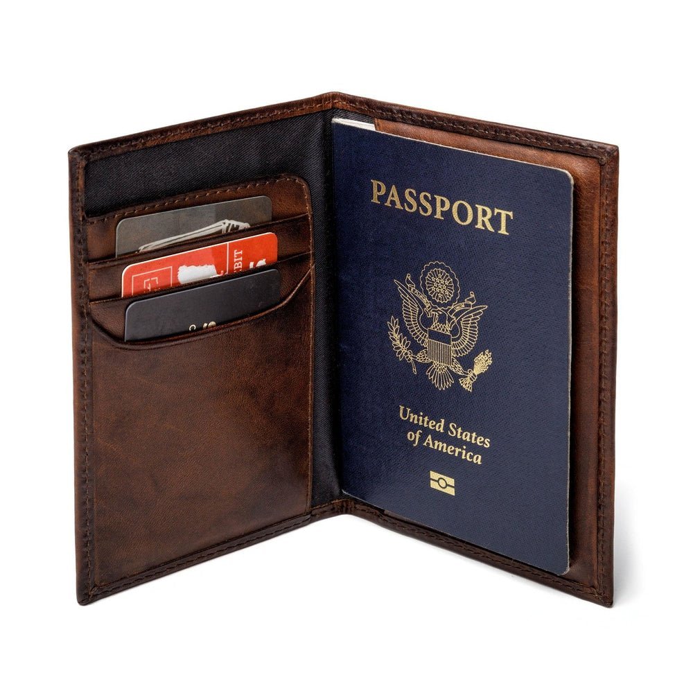 Benjamin Leather Passport Wallet watch band - Strapped For Time