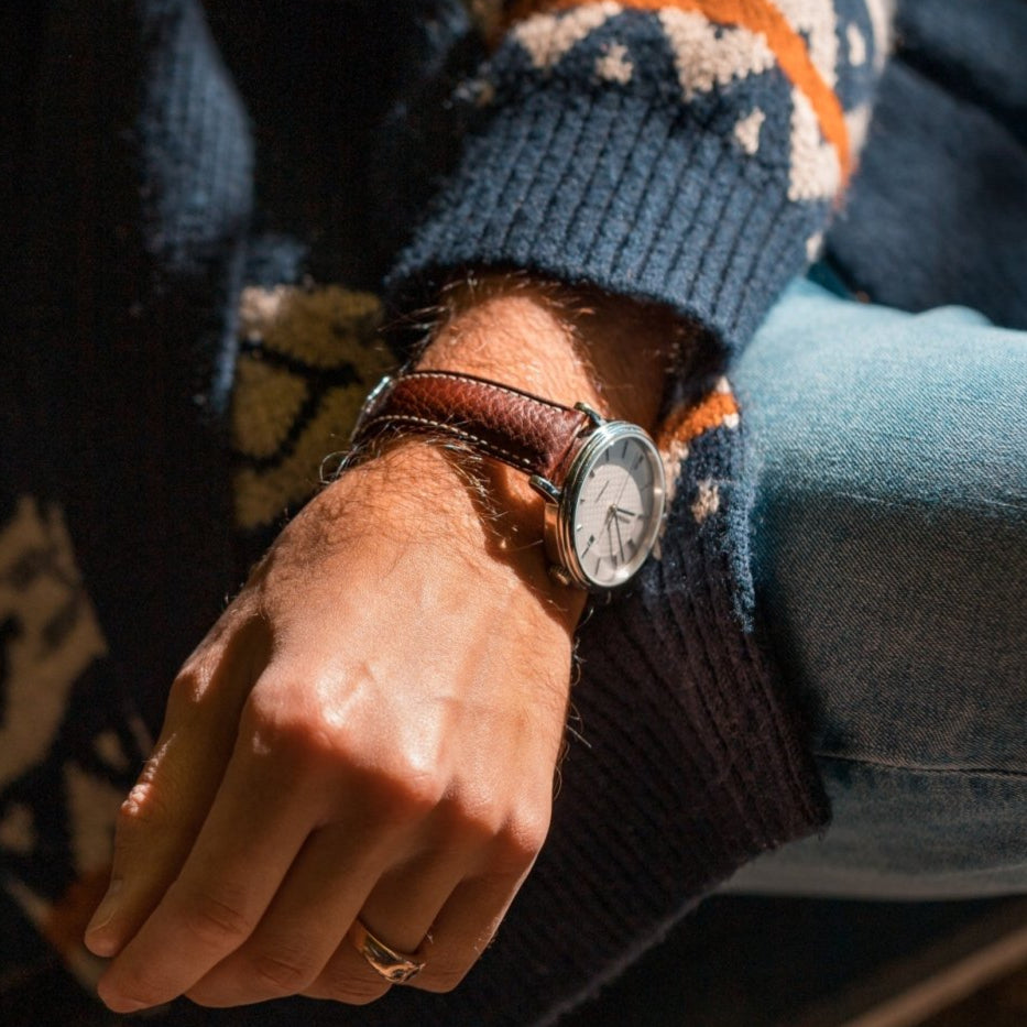 Boston | Buffalo Grain watch band - Strapped For Time