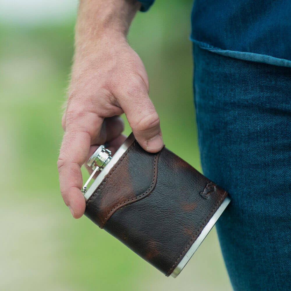 Campaign Leather Flask watch band - Strapped For Time