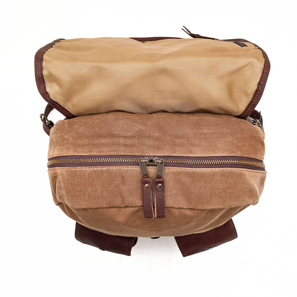 Campaign Waxed Canvas Backpack watch band - Strapped For Time