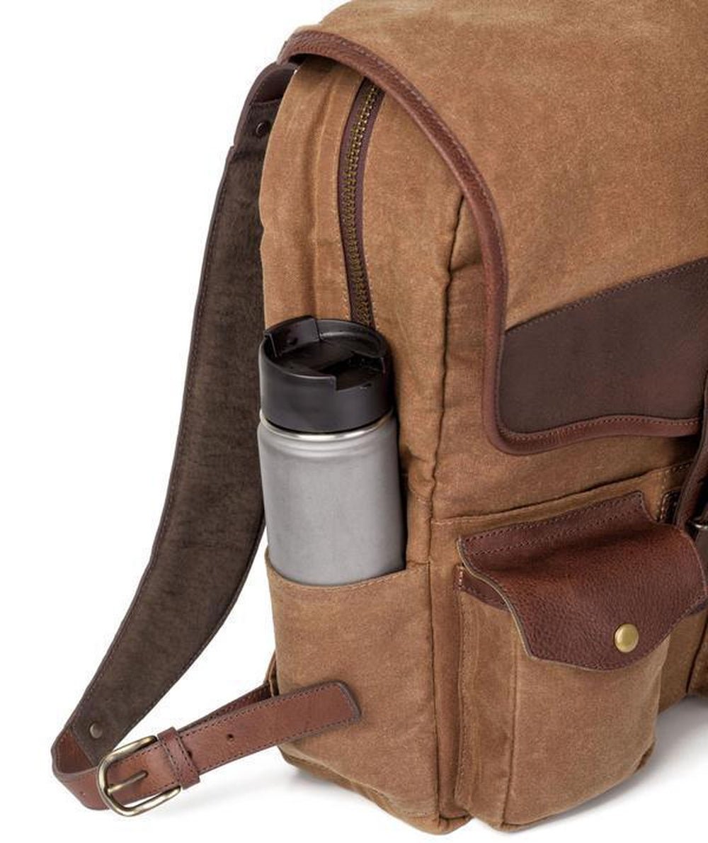 Campaign Waxed Canvas Backpack watch band - Strapped For Time